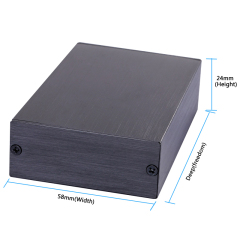 58*24mm-L Manufacturer Split Body Project Box Case Aluminum enclosure for