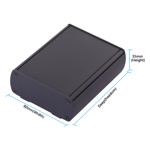 80*35mm-L Custom Electronics Aluminum Extruded Enclosure Aluminum Extrusion Box