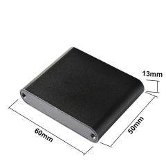 factory price small electronics enclosure box Aluminum shell Processing customization 60*13mm-L