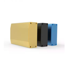 64*25.5mm-L Freemm Extruded Aluminum Electronic Enclosure Aluminum Extrusion Enclosure PCB Housing Box