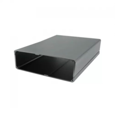 Aluminum Project Box Enclosure Case Electronic DIY Instrument Case Black Project Box 142*45mm-L