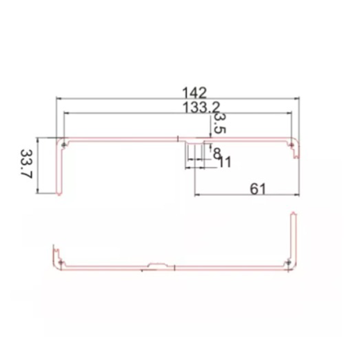 142*45mm-L Aluminum Project Box Enclosure Case Electronic DIY Instrument Case Black Project Box
