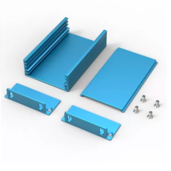 wall mount aluminum extrusion box electronics casing PCB box manufacturer 50*21mm-L