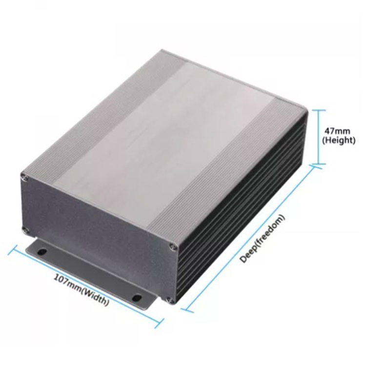 107*47mm-L Aluminum Extrusion Enclosure, Extruded Aluminum Enclosure, Aluminium