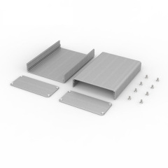 DIY aluminum case box metal project enclosure electrical enclosure for PCB 88*38mm-L