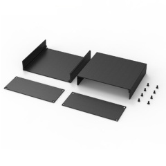 125*51mm-L aluminium project enclosure pcb box black case pcb outdoor equipment enclosure