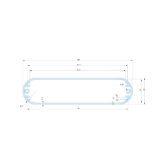 108*26mm-L aluminum pcb enclosure metal electrical small box cheap price