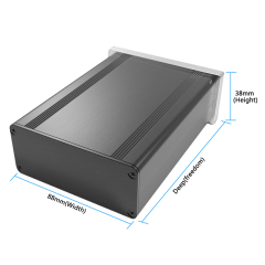88*38mm-L diy electronics enclosure metal project box aluminum profile box cabinet