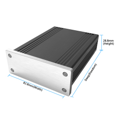 82.8*28.8mm-L aluminum amp chassis box metal enclosure design china aluminum