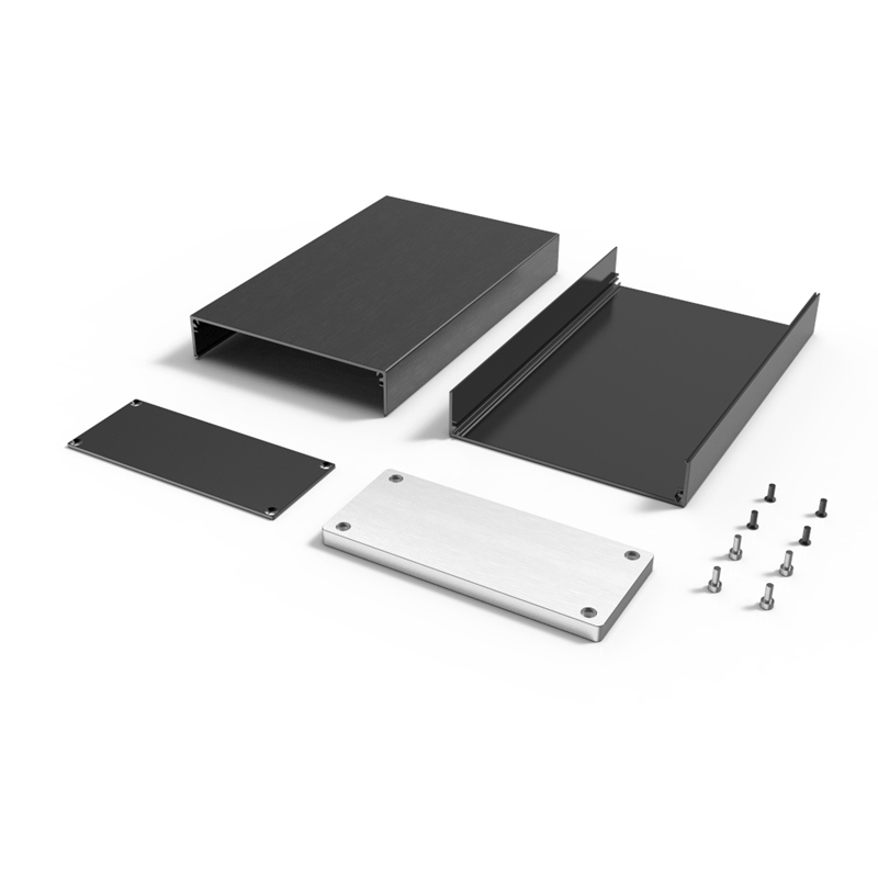 125*51mm-L aluminium extrusion profiles project case metal fabrication electronics