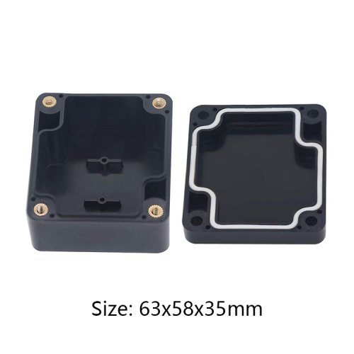 Custom cutout logo print IP66 waterproof enclosures boxes 63*58*35mm