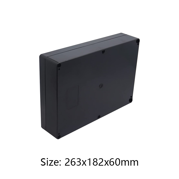 High quality Mold manufacturing ip65 waterproof plastic enclosure 263*182*60mm