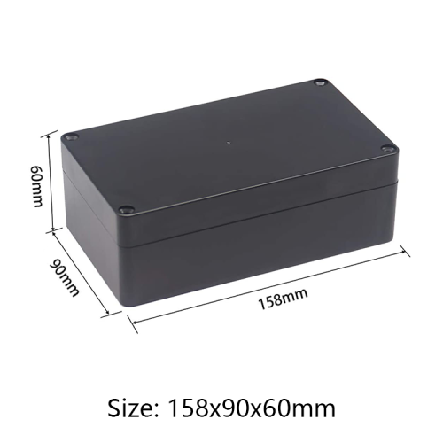 high quality IP65 ABS waterproof box enclosures plastic electronic PCB project box 158*90*60mm