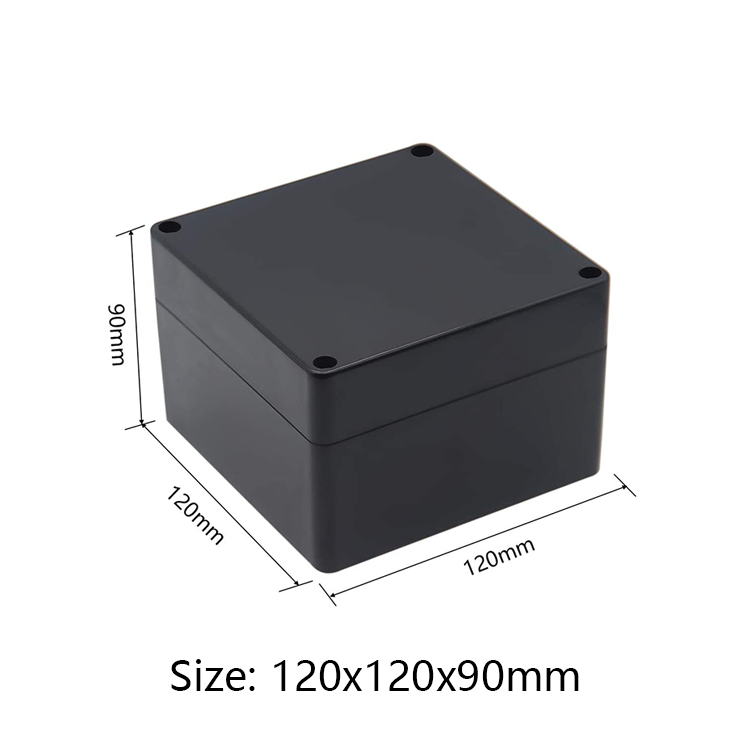 IP65 ABS Plastic Waterproof Project Housing Cabinet Enclosure for Electronics PCB Board 120*120*90mm