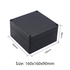 Waterproof Plastic Project Box ABS Enclosures For Electronics IP65 Outdoor Plastic Case Instrument Housing 160*160*90mm