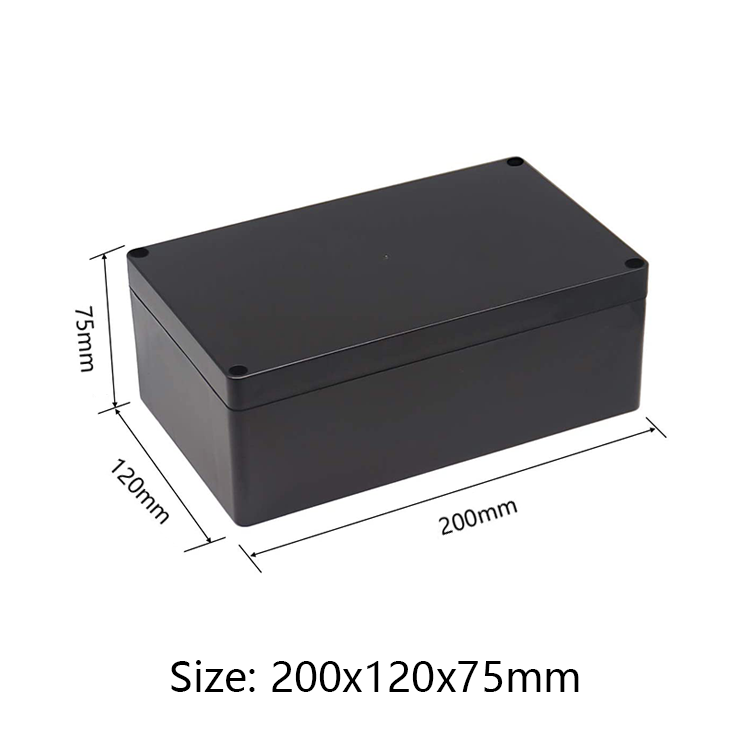 Waterproof ABS Plastic Enclosure Electronic Enclosure Junction box PCB Enclosure 200*120*75mm