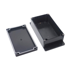 Waterproof plastic box with flanges for pcb and eletronics 200*120*75mm