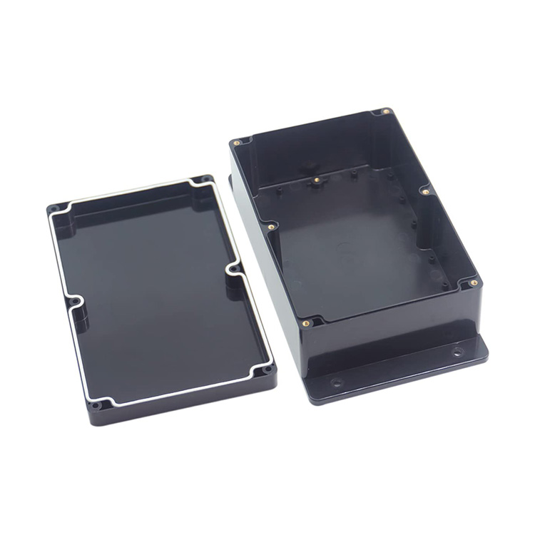 factory outlet IP65 waterproof enclosure ABS plastic box with flanges for PCB 230*150*85mm