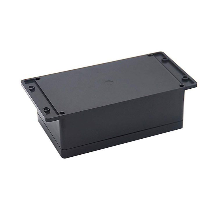 Waterproof plastic box with flanges for pcb and eletronics 200*120*75mm