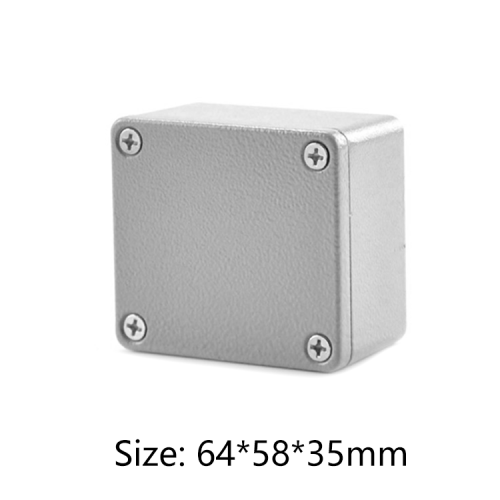 Factory Custom Aluminum Extruded Housing Power Amplifier Case PCB Box 64*58*35mm