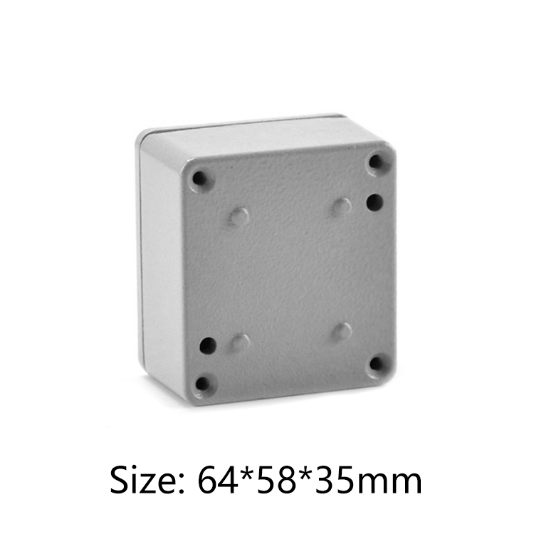 Factory Custom Aluminum Extruded Housing Power Amplifier Case PCB Box 64*58*35mm