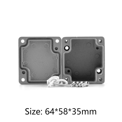 Factory Custom Aluminum Extruded Housing Power Amplifier Case PCB Box 64*58*35mm