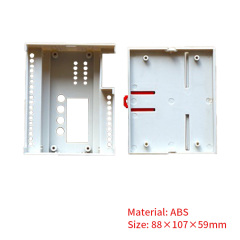 Plastic Box Electronic Device Housing Case LCD Din Rail Enclosure 88*107*59mm