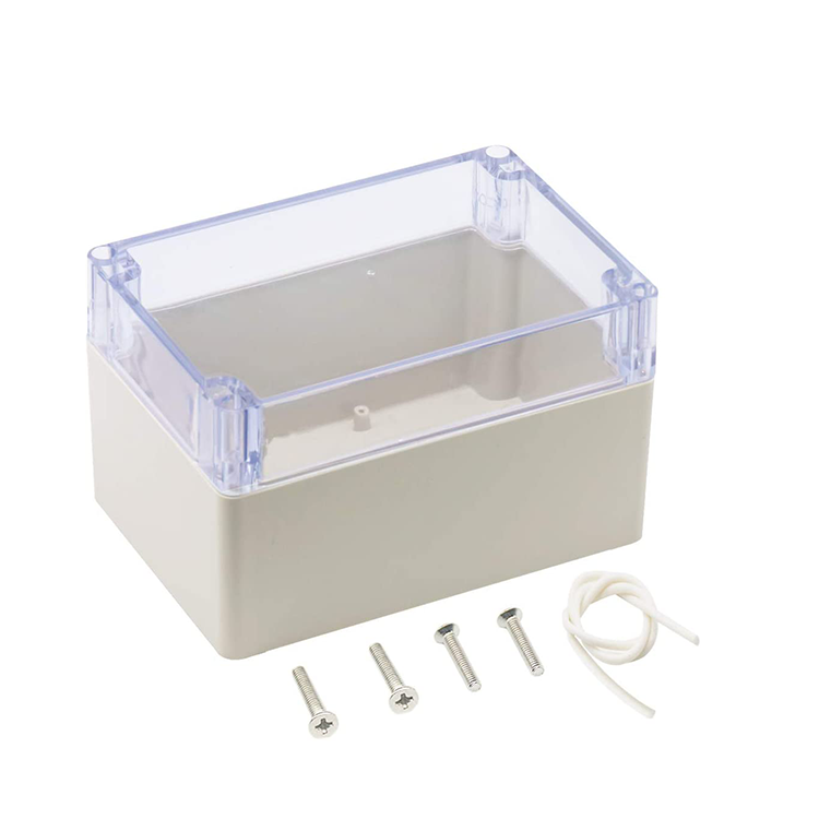 Clear Cover Plastic Enclosure Transparent electronics enclosure Junction box PCB electronic components box 160*110*90mm