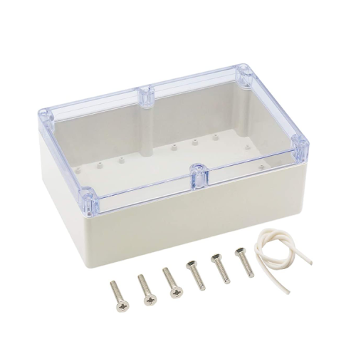 Clear Cover Plastic Enclosure Transparent electronics enclosure Junction box PCB electronic components box 230*150*87mm
