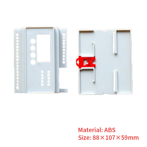 Plastic Box Electronic Device Housing Case LCD Din Rail Enclosure 88*107*59mm