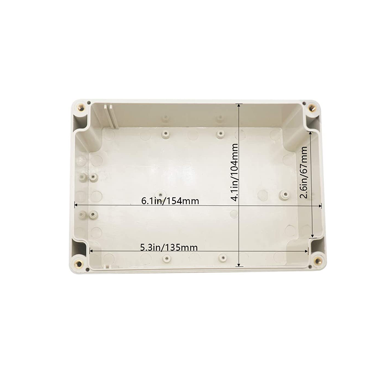 Clear Cover Plastic Enclosure Transparent electronics enclosure Junction box PCB electronic components box 160*110*90mm