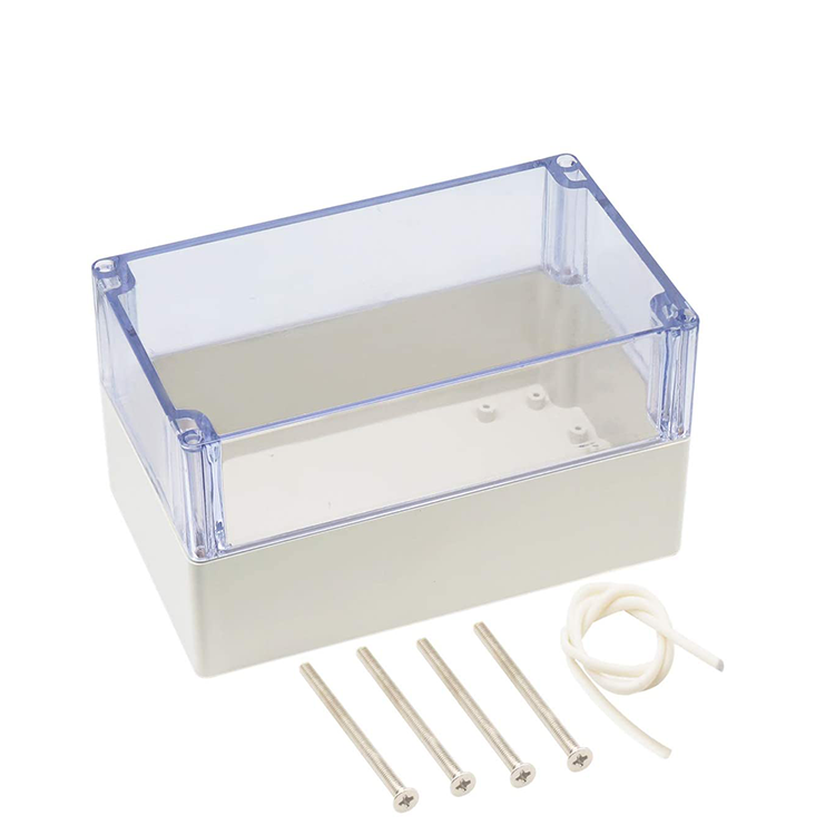 Clear Cover Plastic Enclosure Transparent electronics enclosure Junction box PCB electronic components box 200*120*113mm