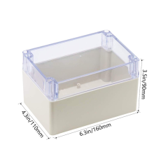 Clear Cover Plastic Enclosure Transparent electronics enclosure Junction box PCB electronic components box 160*110*90mm