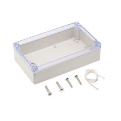 Clear Cover Plastic Enclosure Transparent electronics enclosure Junction box PCB electronic components box 200*120*56mm
