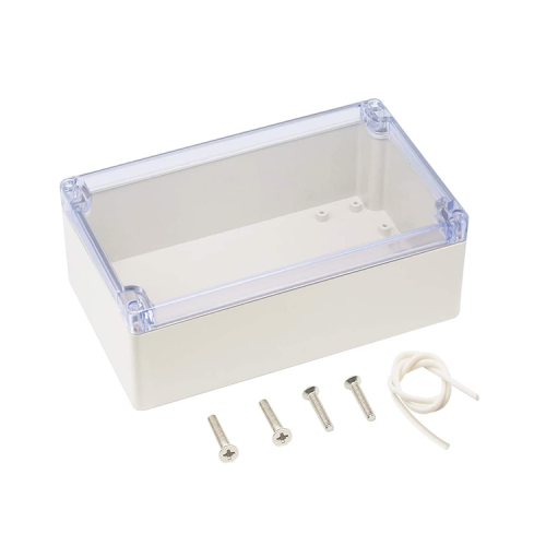 Clear Cover Plastic Enclosure Transparent electronics enclosure Junction box PCB electronic components box 200*120*75mm