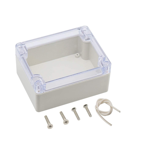 Clear Cover Plastic Enclosure Transparent electronics enclosure Junction box PCB electronic components box 115*90*55mm