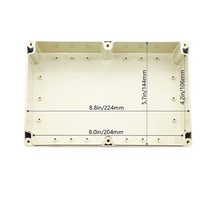 Clear Cover Plastic Enclosure Transparent electronics enclosure Junction box PCB electronic components box 230*150*87mm