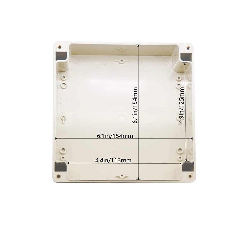 Clear Cover Plastic Enclosure Transparent electronics enclosure Junction box PCB electronic components box 160*160*90mm