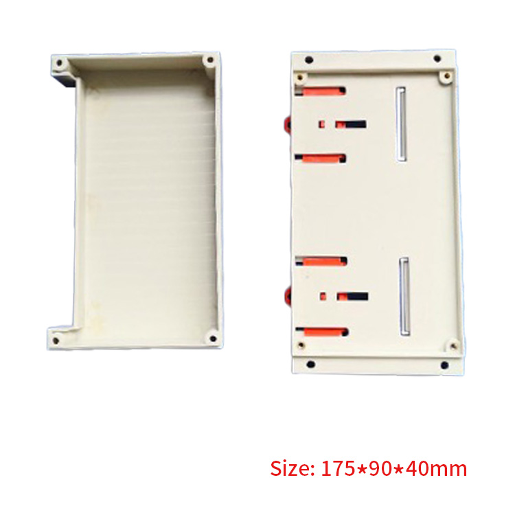 175*90*40mm Plastic Terminal Blocks Din Rail Box Enclosure Manufacturer