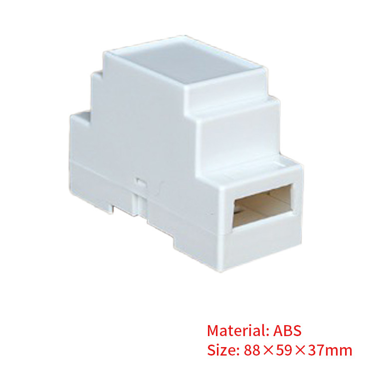 Plastic Din Rail enclosure PLC terminal enclosure 88*59*37mm