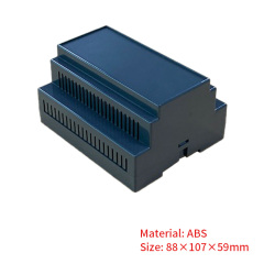 plastic din rail PLC instrument enclosure junction housing box for electronic devices 88*107*59mm