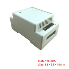 Din Rail LCD Enclosure Plastic Device Housing For Electronics Box 88*55*44mm