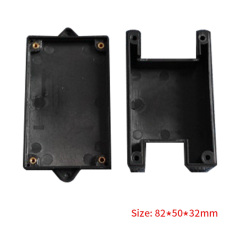 plastic din rail industrial enclosure for electronic device custom plastic housing 82*50*32mm