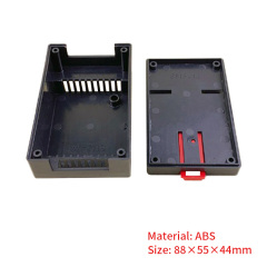 Din Rail LCD Enclosure Plastic Device Housing For Electronics Box 88*55*44mm