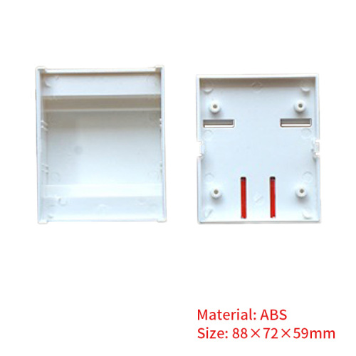 ABS Material Din Rail Plastic Enclosure Control Box for electronic device 88*72*59mm