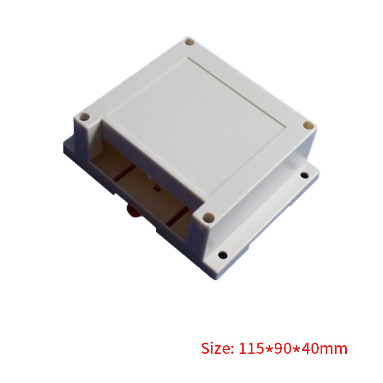 115*90*40mm Factory outlet abs plastic enclosure din rail enclosure PLC box for electronics