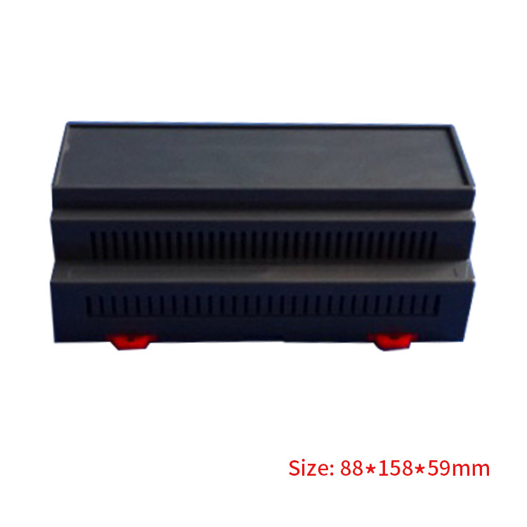 DIN Rail Box Plastic PLC Control Box Electronics Enclosure PCB Enclosure Junction Box