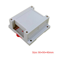 90*90*40mm Din Rail Electronic Enclosure Project Box Plastic PLC Instrument Case Box