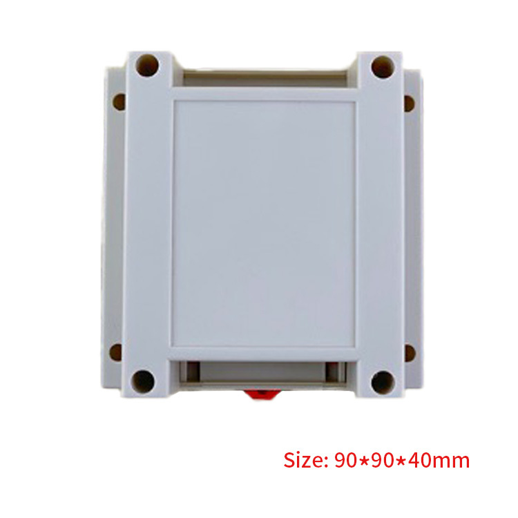 90*90*40mm Din Rail Electronic Enclosure Project Box Plastic PLC Instrument Case Box