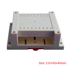 plastic din rail PLC instrument enclosure junction housing casing for electronic devices 115*90*40mm
